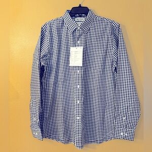 NWT Men’s Long Sleeve Dress Shirt by GOODTHREADS size Large